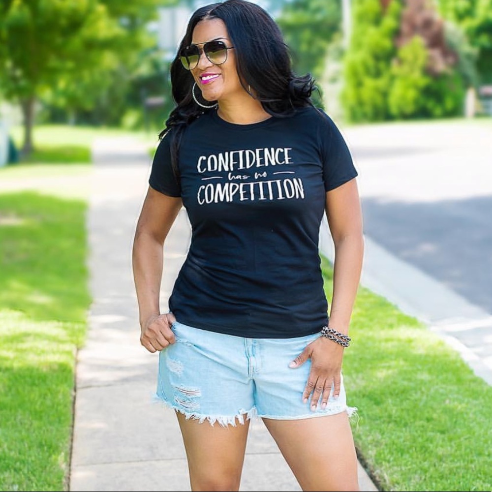 Confidence has no Competition Graphic T-shirt 2X